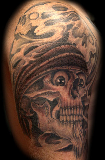 Black and Gray tattoos Tattoos gangsta