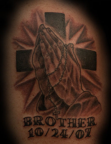 praying hands tattoo. praying hands tattoo.