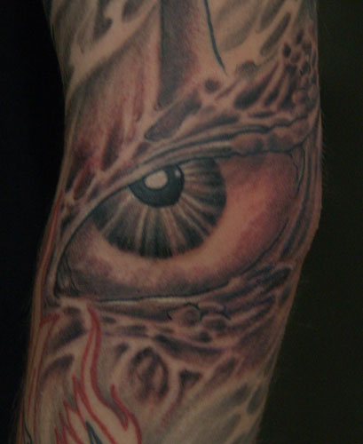 Anthony Lawton Tattoos the eye