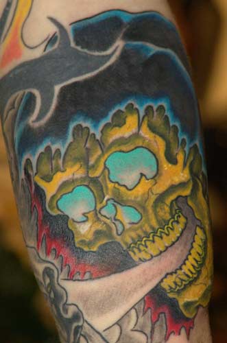Tattoos reaper head