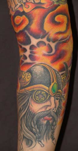 Tattoos - Anthony Lawton - odin