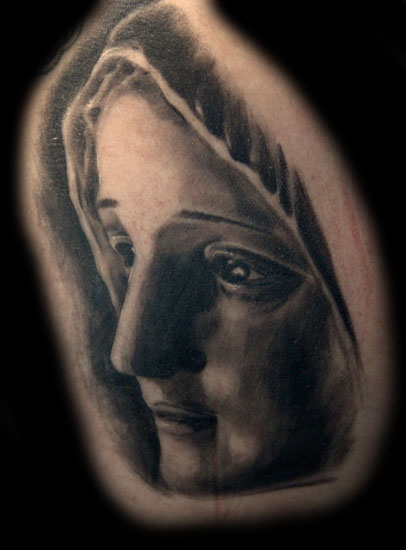 Tattoos - Anthony Lawton - virgin mary