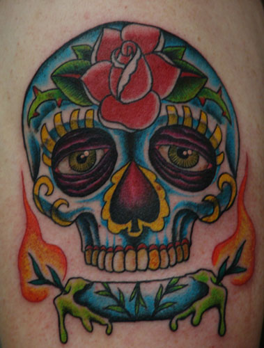sugar skulls tattoos. Tattoos sugar skull