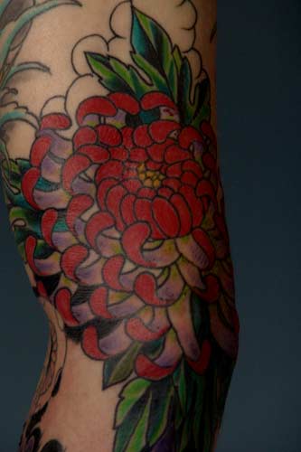 Tattoos - Anthony Lawton - chrysanthemum