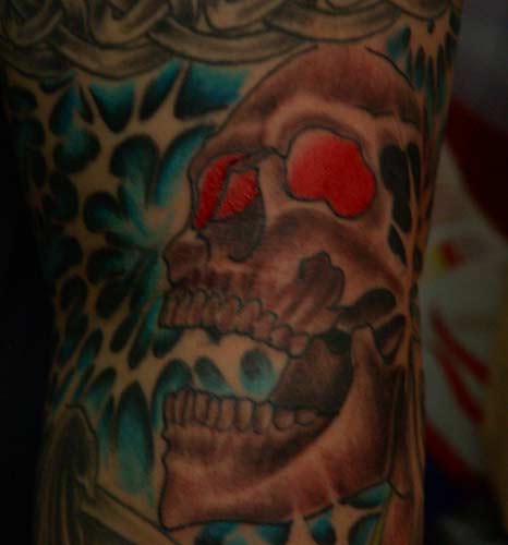 Tattoos - Anthony Lawton - skull