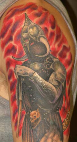 Tattoos - Anthony Lawton - death dealer
