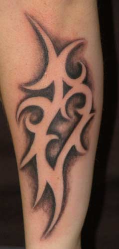 Tattoos - Anthony Lawton - negative tribal