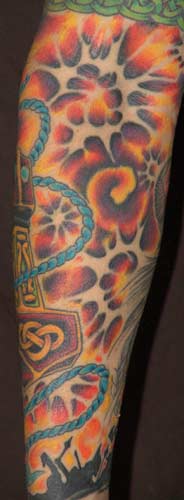 Tattoos - Biker tattoos - thors hammer 2