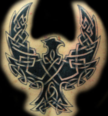 Jay Laviolette Tattoos celtic eagle
