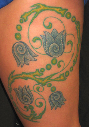 Tattoos tribal flower