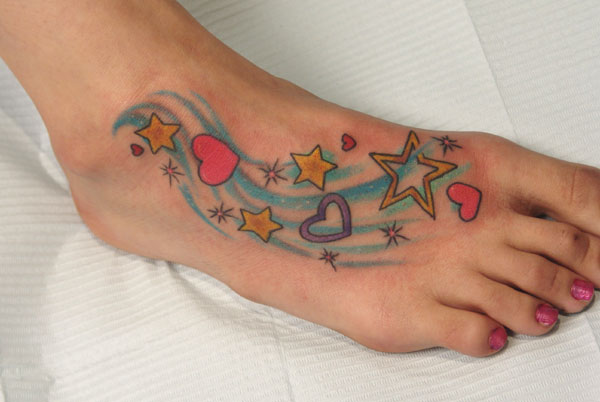 Anthony Lawton Tattoos hearts n stars