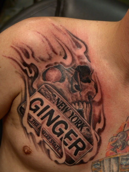 Tattoos Biker tattoos ginger click to view large image
