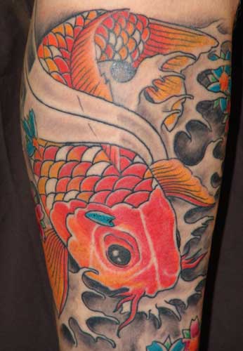 Tattoos - Anthony Lawton - koi