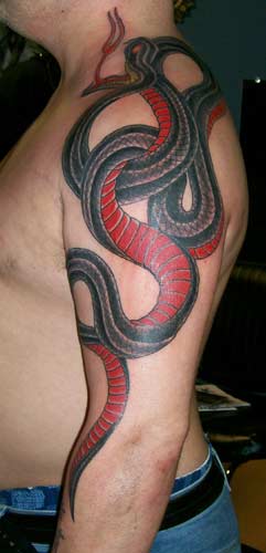 Tattoos - Anthony Lawton - snake