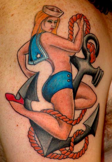 Tattoos - Anthony Lawton - a sailors life for mark