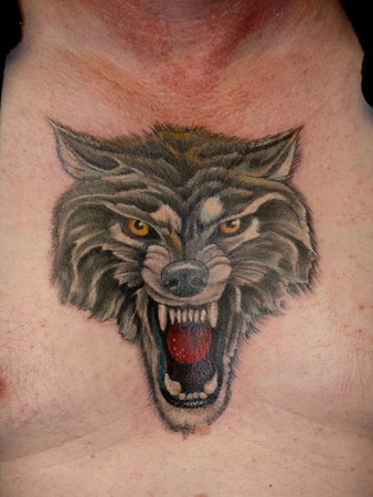 Realistic tattoos Tattoos the wolf