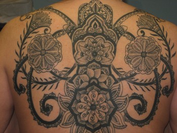 Tattoos mehndi inspired