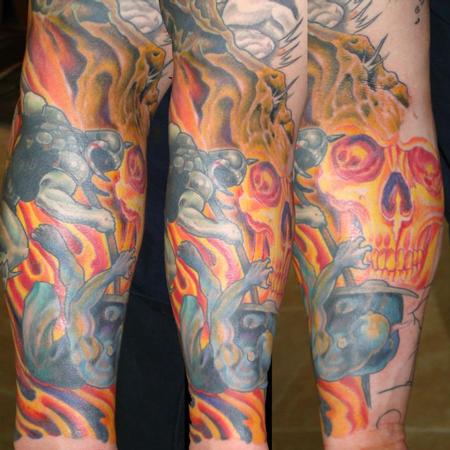 Anthony Lawton - frazetta death dealer tattoo