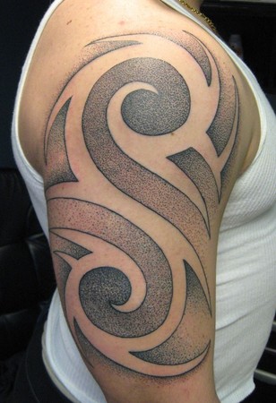 Jay Laviolette Tattoos dot work tribal