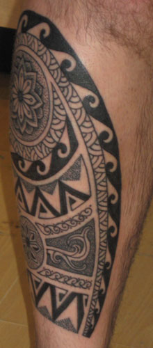 Tattoos polynesian influenced 