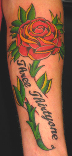 Tattoos rose