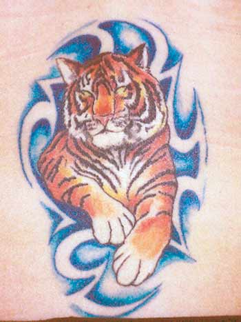 Tattoos - Anthony Lawton - Tiger