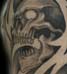 tattoo galleries/ - skull negative tribal