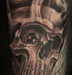 tattoo galleries/ - swirly skull - 24773