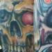 tattoo galleries/ - biomechanical skull - 65555