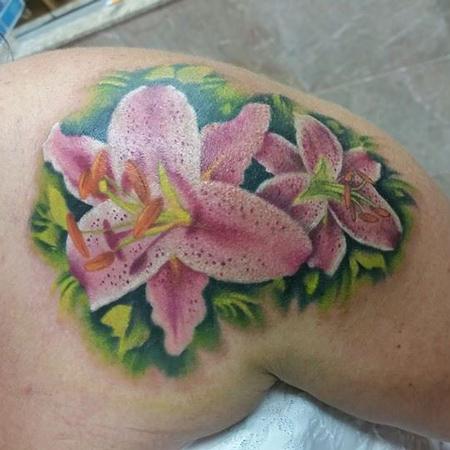 Tattoos - Lily Flowers - 103749