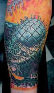 Tattoos - Movie Sci Fi tattoos - Pinhead Tattoo