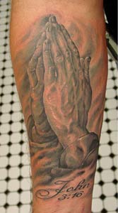 Steve Morris - Praying hands