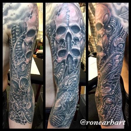 Tattoos - Giger inspired biomech - 114464