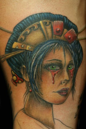 Tattoos - Angel Caban - Geisha