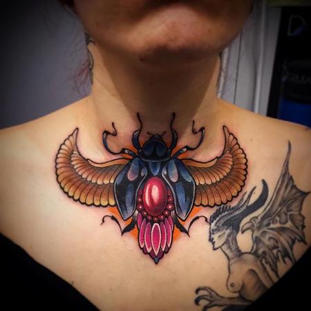 Andrea Lanzi - Scarab Tattoo