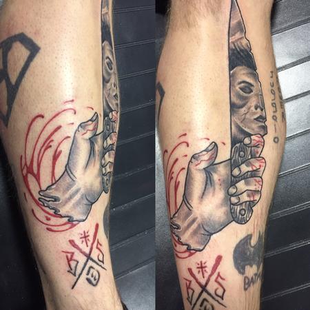 Brandon Over - Micheal Myers tattoo 