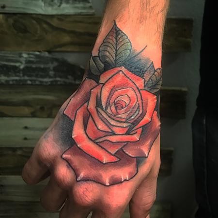 Tattoos - Rose Hand - 132873