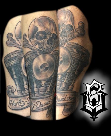 Tattoos - Harley Davidson  - 130465