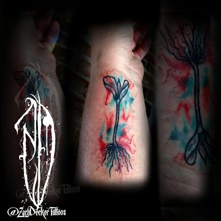 Tattoos - Watercolor Bean Sprout - 129768