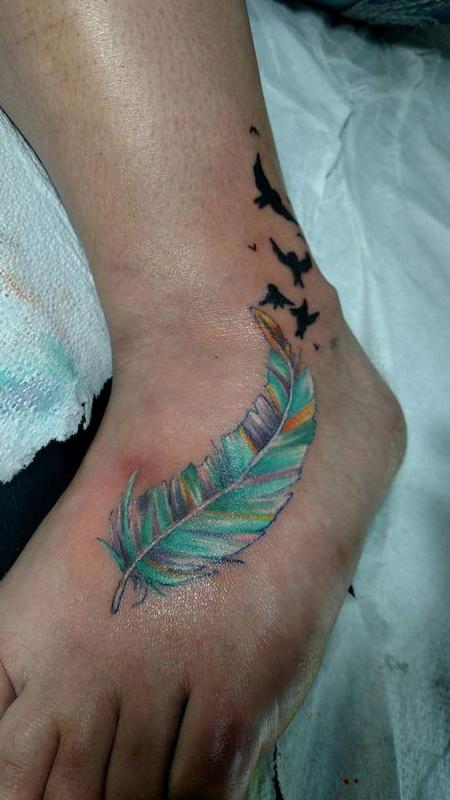 Tattoos - Basic feather - 117290