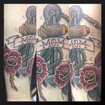 Tattoos - Mom anchor - 127388