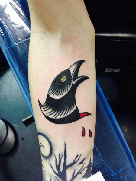Tattoos - Crow - 125101
