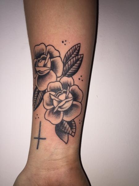 Tattoos - Traditional roses - 123798