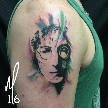 Michael Lanning - Lennon Watercolor