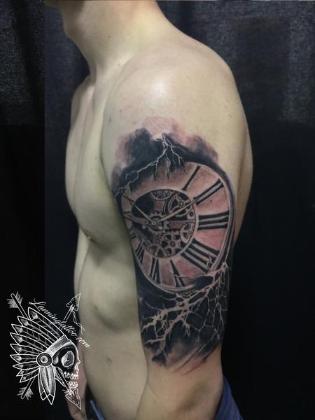 Tattoos - Clock storm - 126740