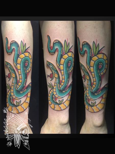 Tattoos - Sailor Jerry snake - 127384