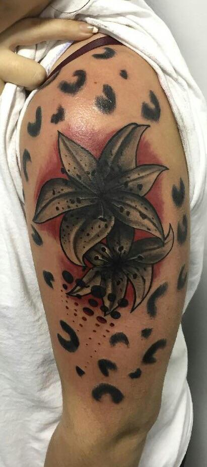 Tattoos - Cheeta lily - 115541