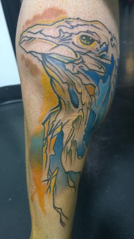 Tattoos - Watercolor bird - 105020