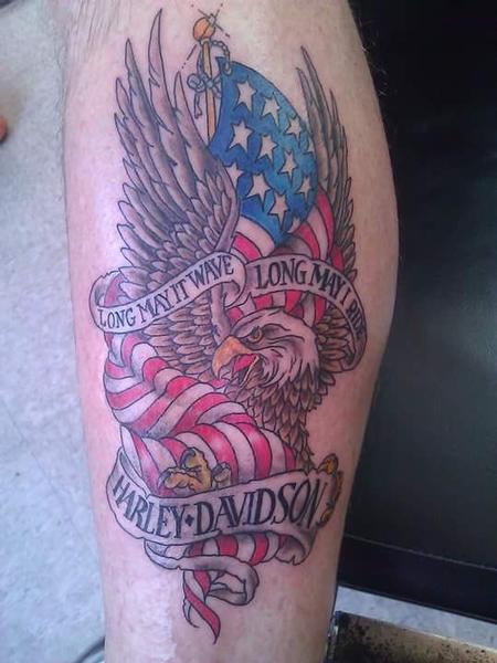 Tattoos - American eagle - 108331