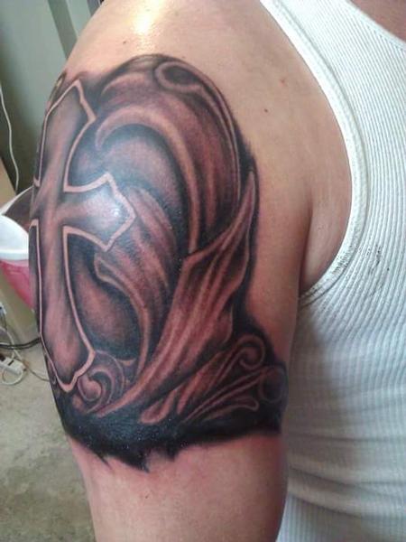 Tattoos - Cross - 108334